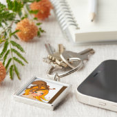 タコの娘のkeychain キーホルダー (側面)