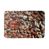 タコの小石 バスマット (正面)