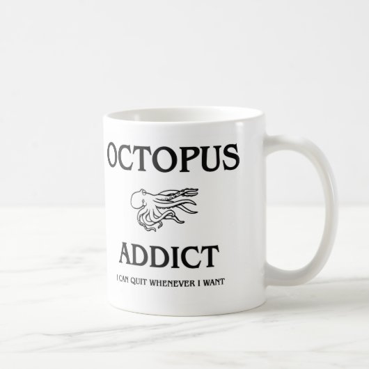 タコの常習者 コーヒーマグカップ (右)