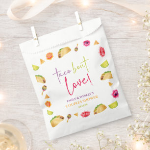 タコの恋だ!フィエスタ結婚のカップルのシャワー フェイバーバッグ