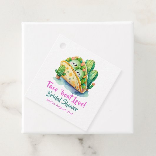 タコの恋だ！最後のパーティーブライダルシャワー フェイバータグ (インサイチュ)