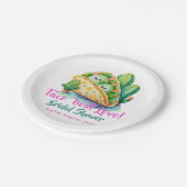 タコの恋だ！最後のパーティーブライダルシャワー ペーパープレート (アングル)