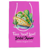 タコの恋だ！最後のパーティーブライダルシャワー ミディアムペーパーバッグ (正面)