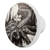 タコの抽斗引き出しをサミラ・スペリーで引く セラミックノブ (右)