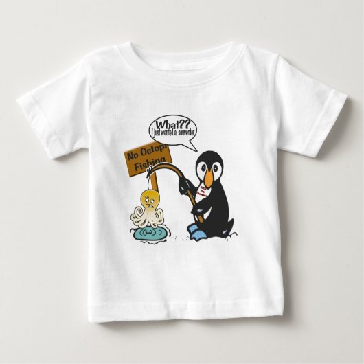 タコの採取無し ベビーTシャツ (正面)