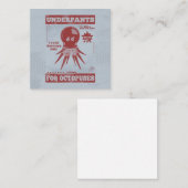 タコの服 ノートカード (正面/裏面)