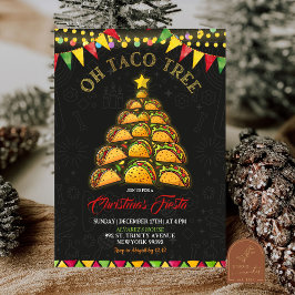 タコの木クリスマスフィエスタメキシカンパーティー 招待状