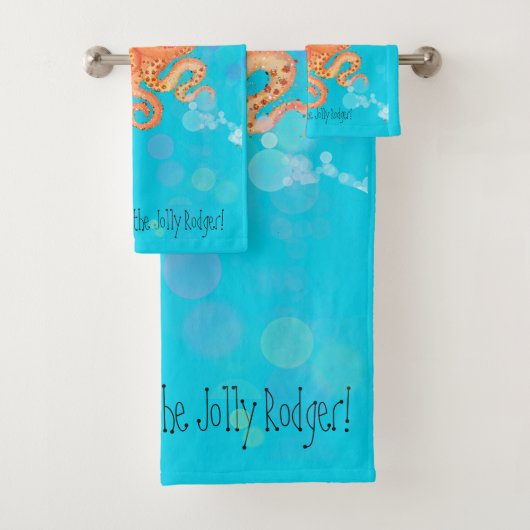 タコの泡立つ海へようこそ バスタオルセット (インサイチュ)