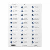 タコの海の生物 ラベル (フルシート)