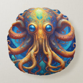 タコの海生活 ラウンドクッション