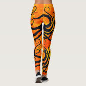 タコの火の触手 – レギンス (裏面)