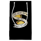 タコの火曜日のように毎日を過ごす スモールペーパーバッグ (正面)