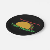 タコの火曜日のように毎日を過ごす ペーパープレート (アングル)