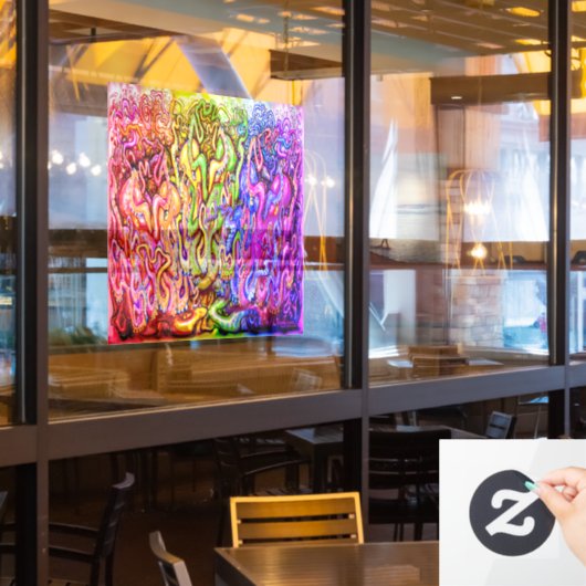 タコの窓の貼り ウィンドウサイン (レストラン窓)