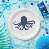 タコの紙皿 ペーパープレート (パーティー)
