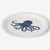 タコの紙皿 ペーパープレート (アングル)