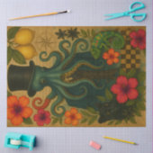 タコの紳士デコペ航海のージ 薄葉紙 (クラフト)