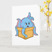 タコの絵.PNG カード (黄色い花)