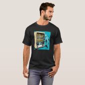 タコの自動販売機 ガチャ 頭足類 Tシャツ (正面フル)