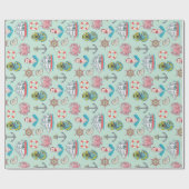 タコの船員および船と航海のなヴィンテージ ラッピングペーパー (フラット)