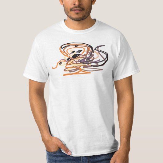 タコの芸術 Tシャツ (正面)