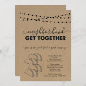 タコの街コン招待状 招待状 (正面/裏面)