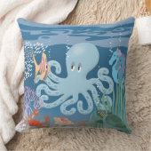 タコの装飾用クッション20x20 クッション (ブランケット)