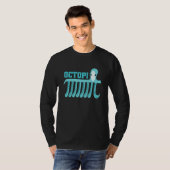 タコの複数形 数学 Tシャツ (正面フル)