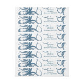 タコの覆いのラベル ラップアラウンド宛名ラベル (シート)