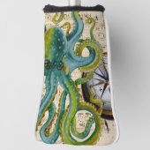 タコの触手のコンパス音楽 ゴルフヘッドカバー (回転90)