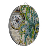 タコの触手のコンパス音楽 ダーツボード (正面左)