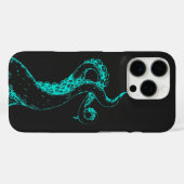 タコの触手アクアブラックiPhoneケース Case-Mate iPhoneケース (裏面 (横))