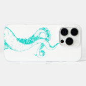 タコの触腕アクアiPhoneケース Case-Mate iPhoneケース (裏面 (横))