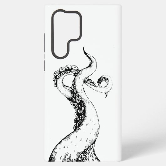 タコの触腕 Samsung スマートフォンケース Galaxyケース (裏面)