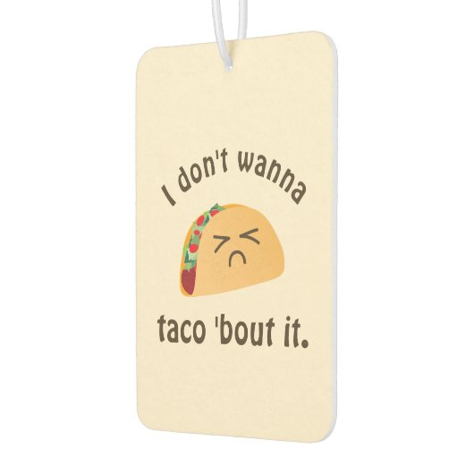 タコの言葉はおもしろい可愛い遊食べ物のプンのユーモア カーエアーフレッシュナー (左)