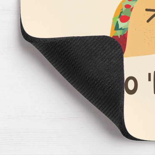 タコの言葉はおもしろい食べ遊物のプンのユーモア マウスパッド (コーナー)