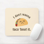 タコの言葉はおもしろい食べ遊物のプンのユーモア マウスパッド (マウス)