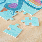 タコの誕生日8" x10"パズル(錫箱入って来ます) ジグソーパズル (側面)