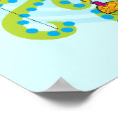 タコの誕生日Tシャツとギフト ポスター (角)