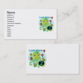 タコの誕生日Tシャツとギフト 名刺 (正面/裏面)