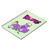 タコの調理師のレシピの写真のノート ノートブック (左側)