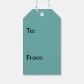 タコの贈り物ラベル ギフトタグ (裏面)