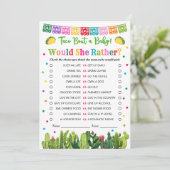 タコの赤ちゃんシャワー彼女はむしろゲームは、タコBout アドバイスカード (スタンド正面)