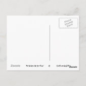 「タコの顔」 ポストカード (裏面)