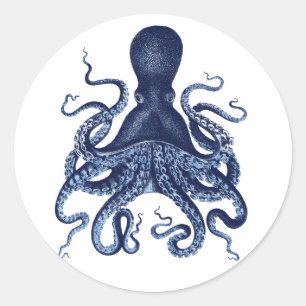 タコのKrakenのヴィンテージの刻むこと ラウンドシール