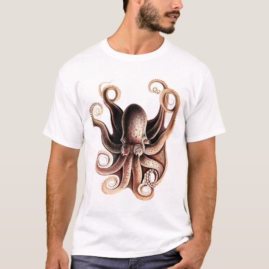 タコのTシャツ Tシャツ (正面)