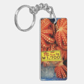 タコのTakoのたこのTsukijiの魚市場、東京、日本 キーホルダー (正面左)