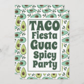 タコはっきりしたパーティー誕生会 招待状 (正面/裏面)