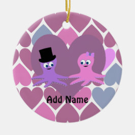 タコはハートを好む セラミックオーナメント