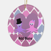 タコはハートを好む セラミックオーナメント (左)